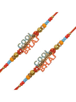 Arendelle - Combo of 2 Gold Plated Cool Bhai Rakhi For Brother