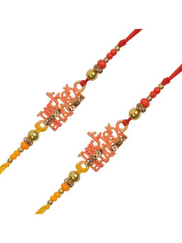 Arendelle - Combo of 2 Gold Plated Tiktok Wala Bhai Rakhi For Brother