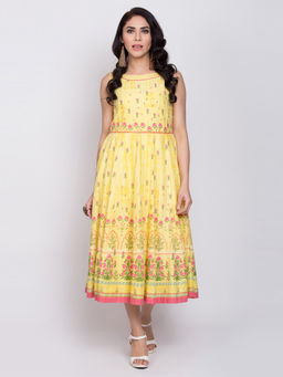Biba - Yellow Floral Dress