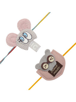 Arendelle - Combo of 2 Cute Cartoon Rakhi For Baby Brother
