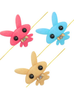 Arendelle - Combo of 3 Alien Cartoon Rakhi For Baby Brother