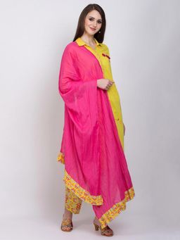 Rangriti - Pink Printed Dupatta