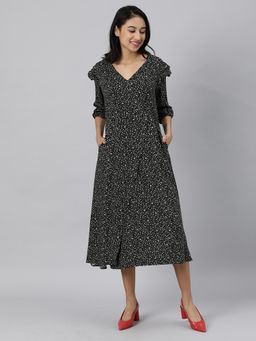 RAREISM - Green Floral Dresses