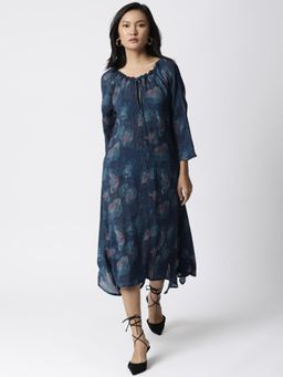 RAREISM - Blue Printed Dresses