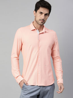 Rare Rabbit - Orange Solid Shirt