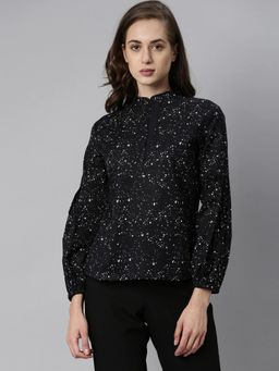 RAREISM - Black Printed Tops