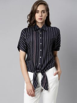 RAREISM - Navy Stripe Tops