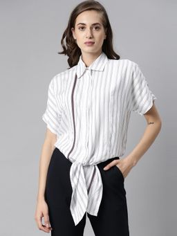 RAREISM - White Stripe Tops