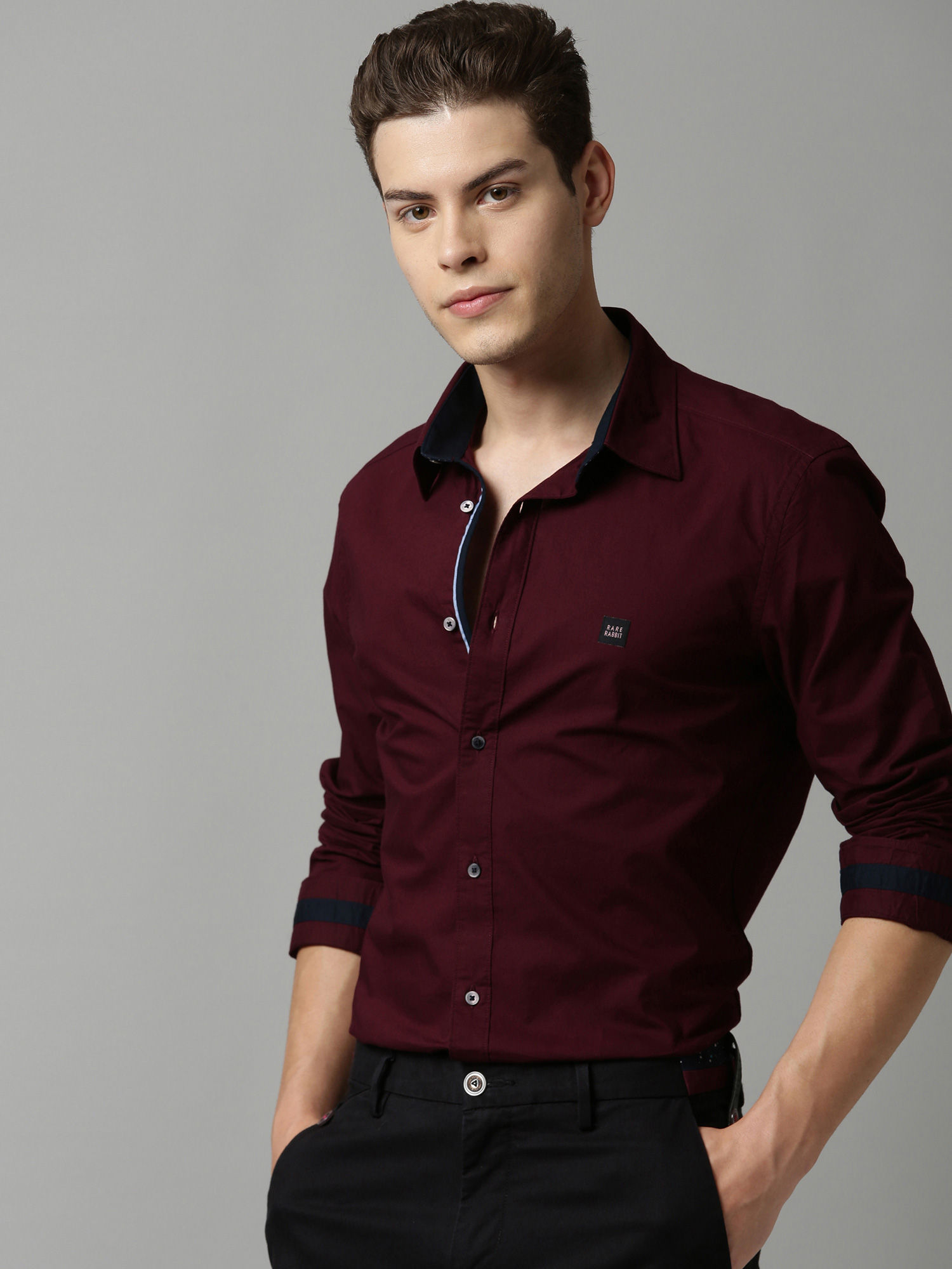 Rare rabbit maroon shirt Clearance