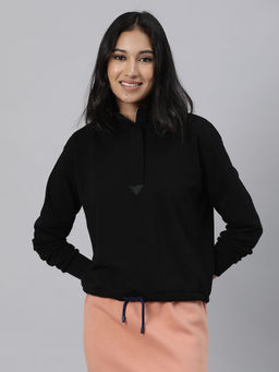 RAREISM - Black Solid Sweatshirts