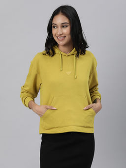 RAREISM - Yellow Solid Sweatshirts