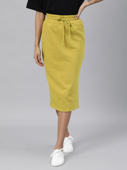 RAREISM - Yellow Solid Knee Length