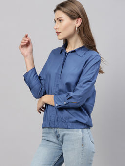 RAREISM - Blue Solid Shirt