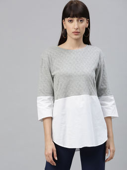 RAREISM - Grey Solid Top
