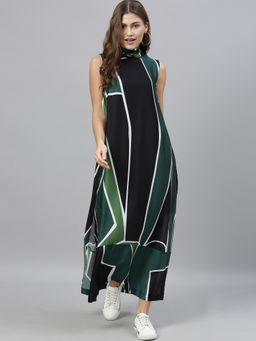 RAREISM - Green Printed Maxi Dress