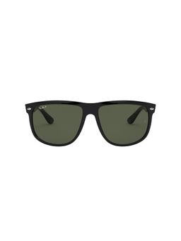Ray-Ban - 0RB4147 Green Polarized Boyfriend Square Sunglasses - 60 mm