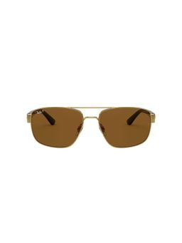 Ray-Ban - 0RB3663 Brown Polarized Highstreet Square Sunglasses - 60 mm