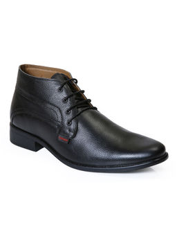 Red Chief - Black Boots Leather Formal Shoes