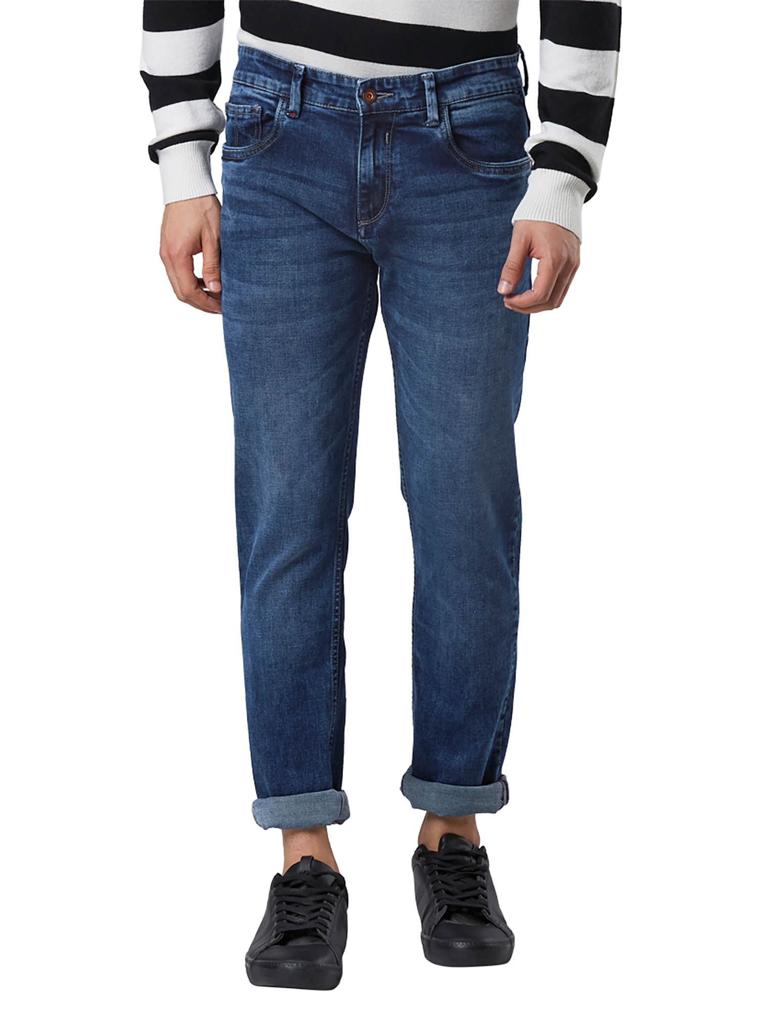 Raymond Jeans : Buy Raymond Blue Solid 