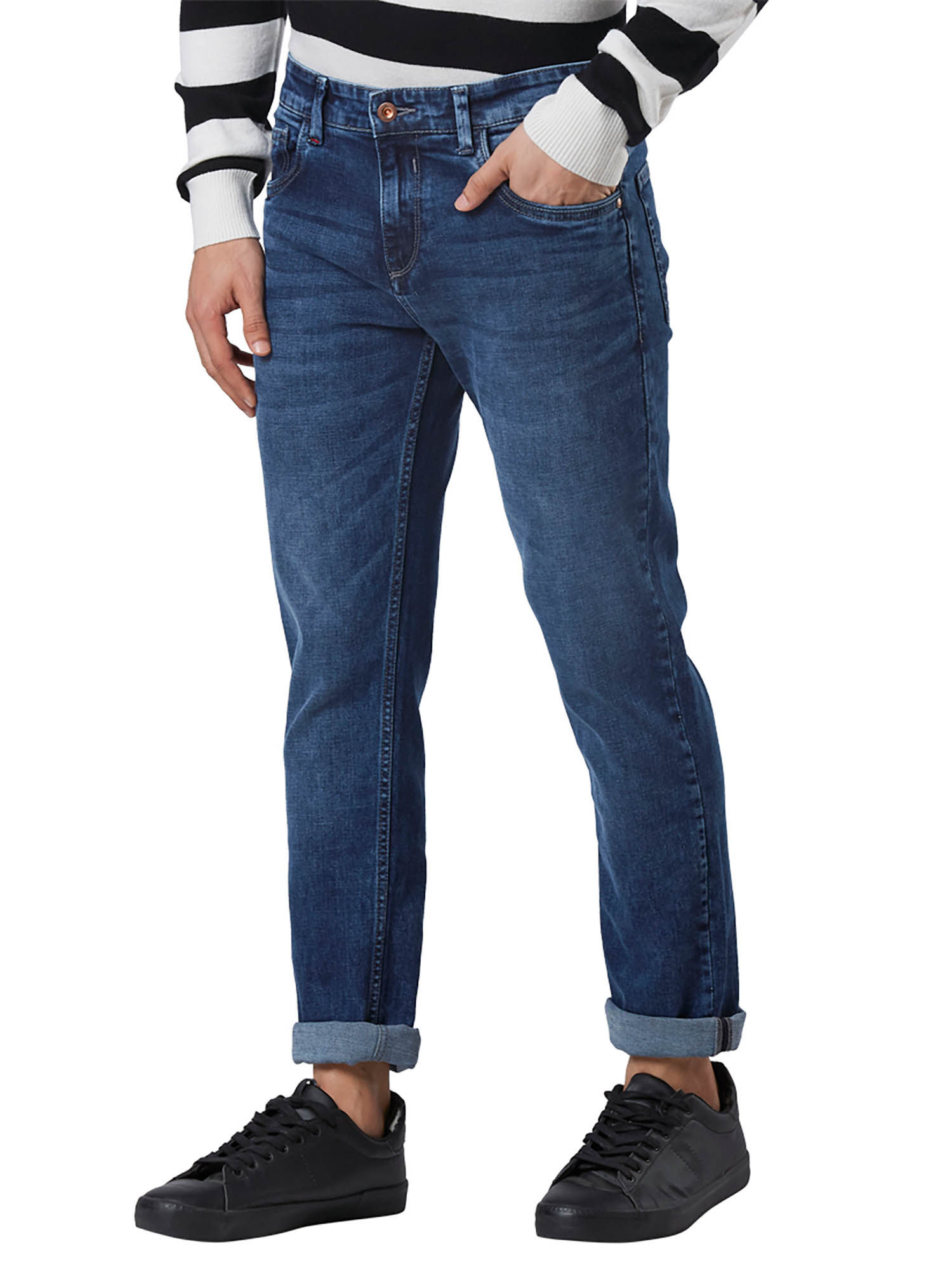 Raymond Jeans : Buy Raymond Blue Solid 