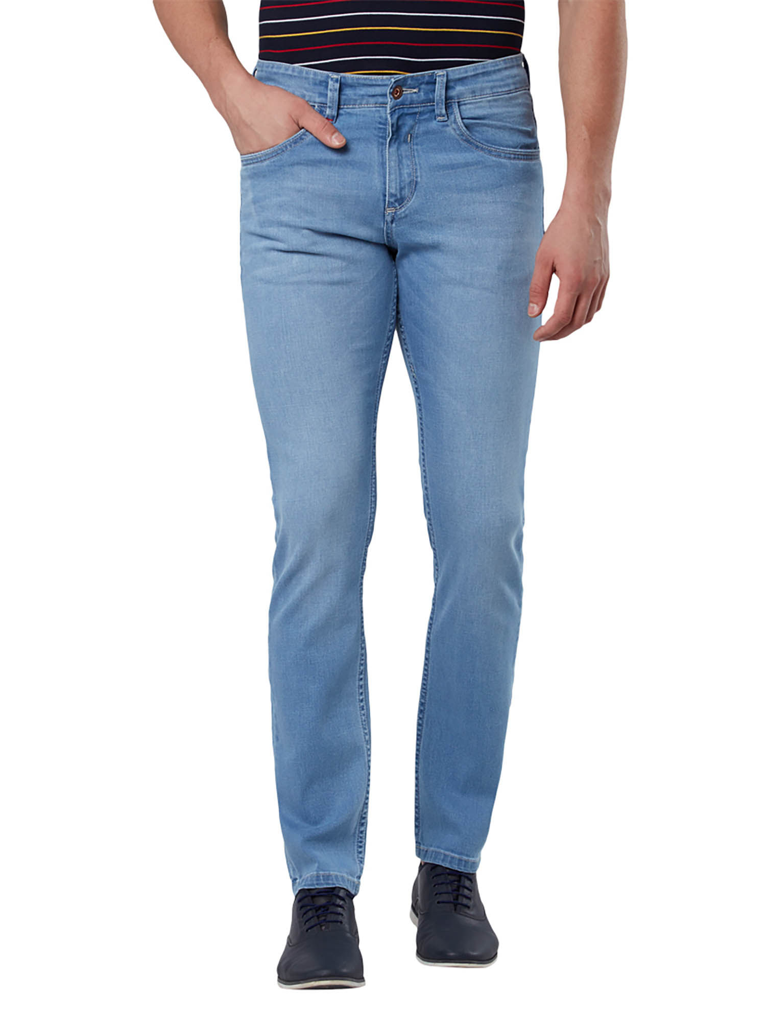 Raymond Jeans : Buy Raymond Blue Solid 