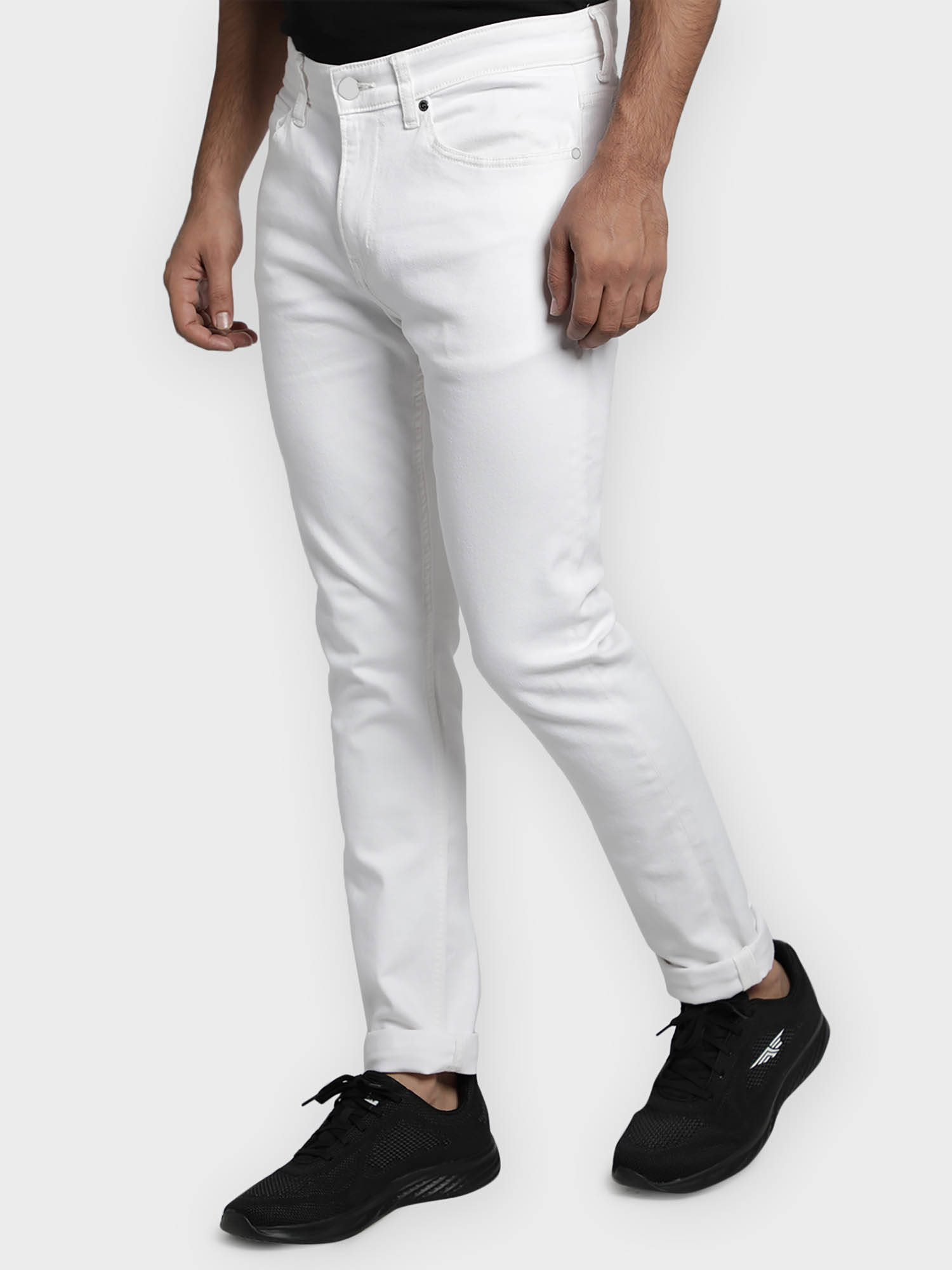 Buy Red Tape White Skinny Fit Mid-Rise 
