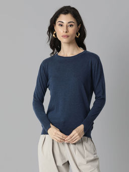 RAREISM - Blue Textured Cardigans & Sweaters