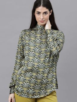 RAREISM - Green Printed Tops