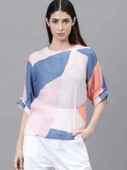 RAREISM - Peach Printed Tops