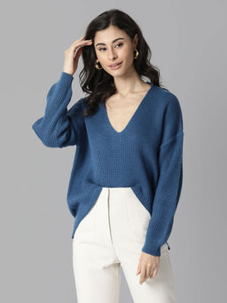 RAREISM - Blue Textured Tops