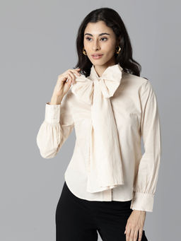 RAREISM - Beige Solid Tops