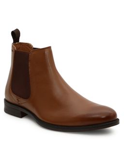 Red Tape - Tan Solid Chelsea Boots