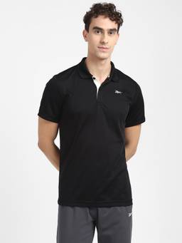 Reebok - The Jet Black Training Polo T-shirts