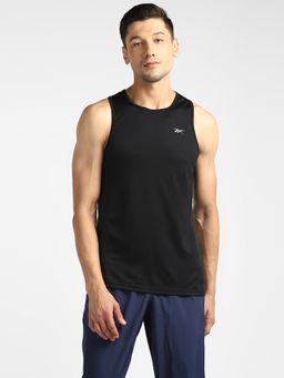 Reebok - Re Speed Wick Singlet Black Running T-shirts