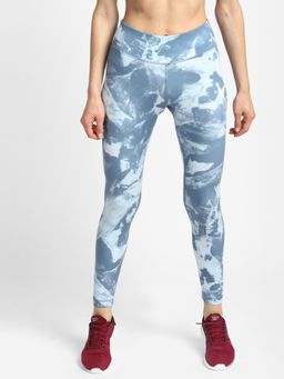 Reebok - Myt Aop Poly Tight Blue Training Tights
