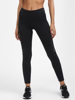Reebok - Wor Run Aop Tight Black Running Tights