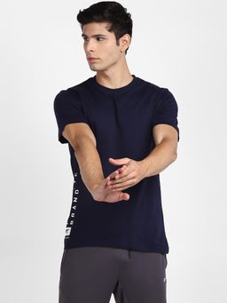 Reebok - Rbk Perf Graphic Tee Blue Training T-shirts