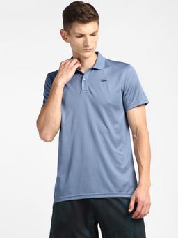 Reebok - Power Mesh Polo Blue Training Polo T-shirts