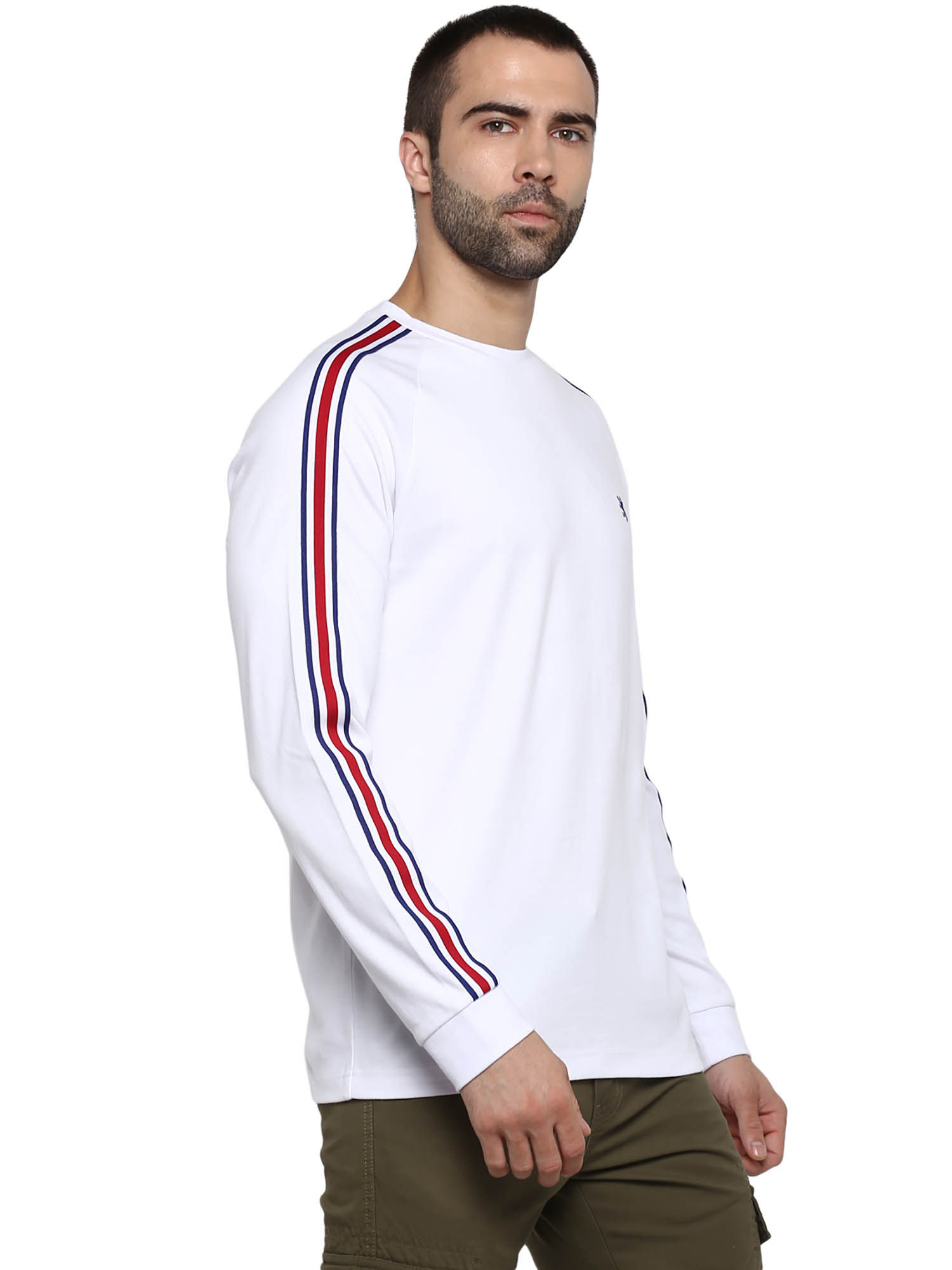 Buy Red Tape White Full Sleeves T-Shirt 