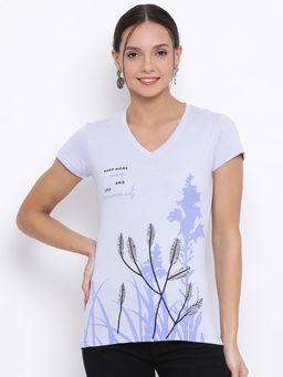 CRIMSOUNE CLUB - Women's White Printed T-shirts
