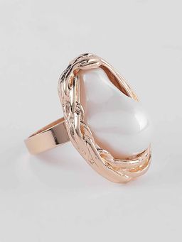 Twenty Dresses by Nykaa Fashion - Pearl For Days Ring