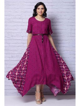 Rangriti - Purple Printed Dress