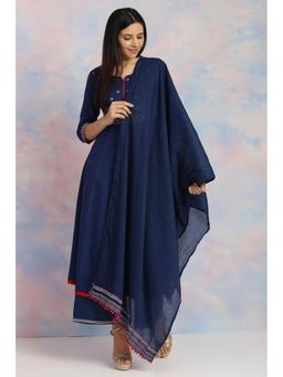 Rangriti - Indigo Printed Dupatta