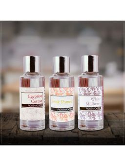 Rosemoore - Aroma Diffuser Oil Pack Of 3 Egyptian Cotton White Mulberry Pink Pomello 15Ml Each