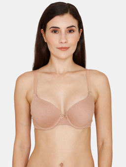Zivame - Rosaline Wired Medium Coverage Push Up Bra - Roebuck