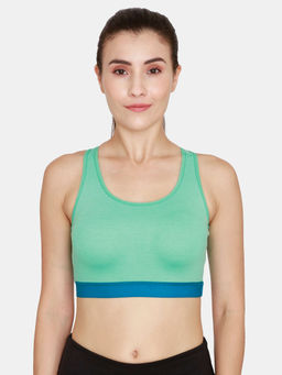 Zivame - Rosaline Sports Bra With Removable Padding - Florida Key