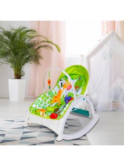 Baby Moo - New Born To 18 Kg Baby Portable Rocker Green