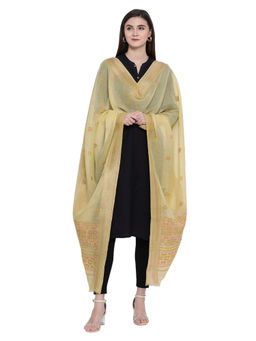 Shingora - Yellow Shilpi Antiviral Coated Dupatta