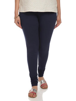 Rangriti - Navy Blue Cotton Churidar