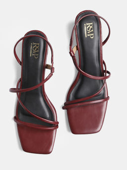 RSVP by Nykaa Fashion - Maroon Your Bold Moves Heels